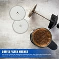 thumbnail image 4 of Weiweiguan 2pcs Tea Makers Mesh Filter Stainless Steel Filter Mesh Coffee Press Screen, 4 of 6