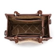 thumbnail image 7 of Wrangler Tote Bag Cow Print Western Satchel Bags for Women with Braided Rope Handle, Light Coffee, 7 of 7