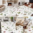 thumbnail image 5 of Botanical Flower Area Rugs 6'x9', Washable Small Throw Rugs for Kitchen Dining room, Spring Watercolor Floral Leaf Plant Indoor Outdoor Rug Non-Slip Low Pile Carpet Runner Reversible Floor Mats, 5 of 8