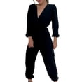 thumbnail image 1 of Gibobby Mono Ajustado de Verano Monos de mujer Monos de mujer Verano Cómodo Casual Tirantes Pantalones cortos Monos de color sólido(Negro， S), 1 of 5