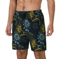 thumbnail image 2 of Xecao Sunflowers for Men's Swimming Trunks Swim Trunks Quick Dry Swim Shorts with Mesh Lining Funny Swimwear Bathing Suits, 2 of 9