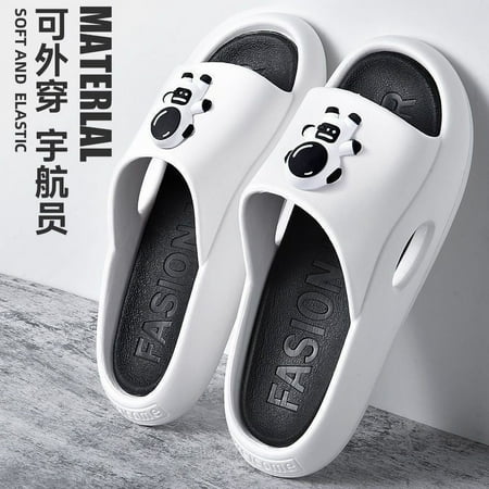 

New Men‘s Slippers Summer Slip-on Feeling Exterior Wear Sports Bathroom Exterior Home Couple Internet Popular Tide Sandals