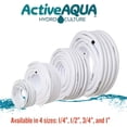 thumbnail image 3 of Active Aqua 3/4 Inch Diameter Hydroponic Irrigation Tubing, 100 Feet, White, 3 of 4