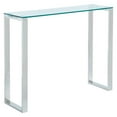 thumbnail image 1 of Console en verre/chrome, 1 of 5