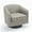 Linen|Khaki, variant on DREAMSIDEA Swivel Barrel Accent Chair for Living Room, Modern Upholstered Round Club Armchair-Cream