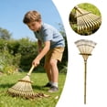 thumbnail image 1 of Small Hand Rake 18×53.5cm with 20 Teeth for Zen Garden Landscaping Miniature Sandbox for Home, 1 of 7
