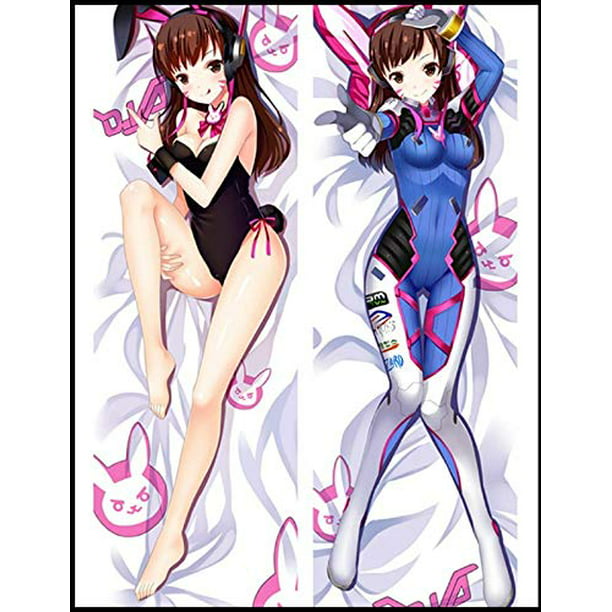 GB Arts Overwatch Bunny Peach Skin 150cm x 50cm Body Pillowcase - Walmart.com