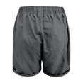 thumbnail image 3 of Mens Shorts Mid Waist Cargo Solid Splice Pocket Drawstring Shorts Solid Color Loose Men Running Shorts Grey L, 3 of 3
