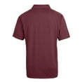 thumbnail image 3 of Men's Cutter & Buck Maroon Mississippi State Bulldogs Team Logo Big & Tall Prospect Textured Stretch Polo, 3 of 3