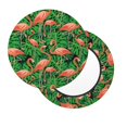 thumbnail image 2 of Hirioo Flamingo for Round Bar Stool Seat Covers Washable Stool Cushion Slipcover Elastic Bar Chair Covers for 12-14 Inch Chair-14 inch, 2 of 7