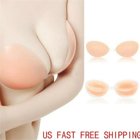 Silicone Self-adhesive Stick On Gel Push Up Strapless Backless Invisible Bras