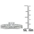 thumbnail image 3 of SZUL Women's 1/3 CTW Princess Diamond Bridal Set in 10K White Gold (J-K-L Color, I2-I3 Clarity), 3 of 4