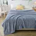 thumbnail image 4 of Rbaofujie King Size Blanket Solid Color Flannel Blanket Gift Gift Coral Velvet Conditioning Blanket Casual Cover Blanket Solid Color Blanket 78.74x47.24 Inches Blankets & Throws, 4 of 6