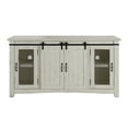 thumbnail image 2 of Martin Svensson Home Rustic Solid Wood Aspen TV Stand, Antique White, 2 of 9