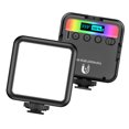 thumbnail image 1 of Cámara Lámpara de fotografía Irfora RGB Pocket LED Video Light Fotografía Luz de relleno 2500K-9000K Regulable CRI95 + Batería incorporada con soportes de zapata para retransmisiones en vivo Entrev Irfora Lámpara de fotografía, 1 of 7