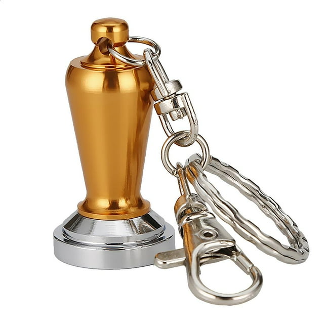 Variosu Acero Inoxidable Llavero De Sabotaje De Tampones Soporte Sólido 27.5mm Oro