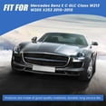 thumbnail image 5 of 8PCS Black Auto Car Door Seat Adjust Button Switch Cover Sticker Trim for Mercedes Benz E C GLC Clas, 5 of 5