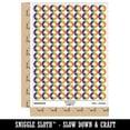 thumbnail image 2 of Stegosaurus Dinosaur Solid 200+ Round Stickers - Rainbow - Matte Finish - 0.50" Size, 2 of 3