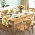 thumbnail image 4 of Wozhuo 13x72 In Easter Table Runner Super Soft Tablecloth For Catering Kitchen Party Holiday Picnic Home decoration Romantic Flower Art Texture Easter Home Decor, 4 of 9