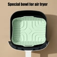 thumbnail image 5 of Taotanxi Silicone Liners Square for 8 to 8.5 inch Air Fryer, Green Non-stick Food-grade Reusable Basket Baking Tray Airfryer Accessories, 5 of 6