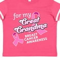 thumbnail image 4 of Inktastic For My Great Grandma-breast Cancer Awareness Boys or Girls Toddler T-Shirt, 4 of 5