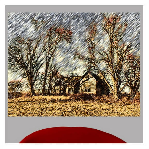 Wallhogs Batie Abandoned House Wall Mural