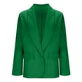 thumbnail image 6 of XFLWAM Blazers for Women Business Casual Long Sleeve Open Front Blazer Jacket Solid Trendy Fitted Suit Jackets with Pockets, 6 of 8
