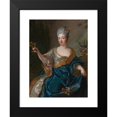 thumbnail image 2 of Jean-François de Troy 12x14 Black Modern Framed Museum Art Print Titled - Portrait of a Lady, 2 of 5