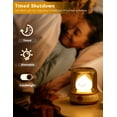thumbnail image 5 of Linda lámpara de queroseno, luz ámbar de llama de silicona, luz nocturna recargable regulable ajustable para niños, niñas, dormitorio de niños adolescentes, 5 of 5