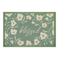 thumbnail image 3 of (2 pack) Mainstays Blessed Indoor Kitchen Rug - 20" x 30" - 65% Polypropylene/ 35% Polyester - Green, 3 of 10