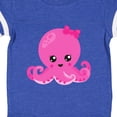 thumbnail image 4 of Inktastic Cute Octopus, Little Octopus, Baby Octopus, Hearts Girls Baby Bodysuit, 4 of 5