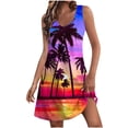 thumbnail image 1 of Vestido de Verano para Mujeres sin Mangas Estilo de Bolsillo con Cuello en V, Vestido de Verano Informal Impreso Y Cómodo, 1 of 5