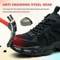 thumbnail image 5 of Safety Trainers Men Steel Toe Cap Trainers Non-Slip Safety Shoes Women Lightweight Work Boots Industrial Protective 4.5-8, 5 of 7