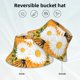 thumbnail image 2 of Balery White Floral and Butterflies Sombreros para el sol para hombre y mujer, sombrero de pescador con UPF 50+, 2 of 6