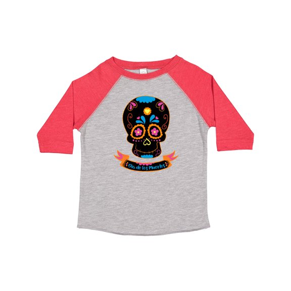 Inktastic Day of the Dead Skull Blk Boys or Girls Toddler T-Shirt