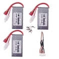 thumbnail image 2 of 7.4v 2000mah T-plug Lithium Battery Compatible For 9200 9200e 200e 9202e 9203e 9204e 9205e 9206e 2995 Yc300 Hm101 Lg-dj02 9125 S920 Wltoys Rc Toys, 2 of 8