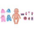 thumbnail image 3 of Muñeca Reborn Muñeca recién nacida Cuerpo y ropa suaves 9 pulgadas 23 cm Vinilo de silicona completo Recién nacido Bebés realistas cumpleaño Piel Baoblaze Muñecas renacidas de silicona de vinilo, 3 of 8