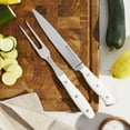thumbnail image 3 of Henckels Forged Accent 2-pc Carving Set - White Handle, 3 of 9