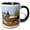 Black/White, variant on 3drose, Iglesia De San Pedro Claver, Old Town, Cartagena, Colombia, 11oz Two-tone Green Mug