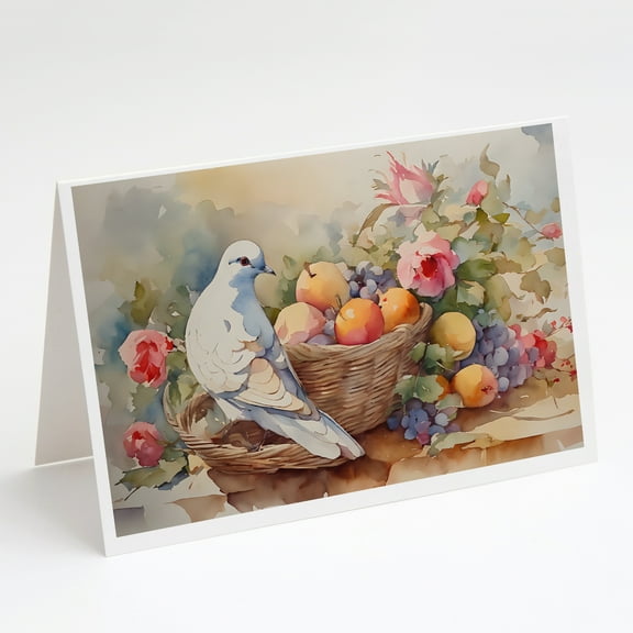 Dove Greeting Cards Pack of 8 7 in x 5 in