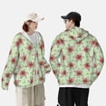 thumbnail image 6 of Daiia Lilies Flowers UPF 50+ Sun Protection Hoodie Jacket Lightweight Long Sleeve Sun Shirt for Women Men with Pocket Hiking Outdoor-Small, 6 of 9