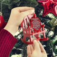 thumbnail image 5 of 1pcs Christmas In Heaven Memorial Ornament Mini Wooden Rocking Chair With Tag Sign, 5 of 5