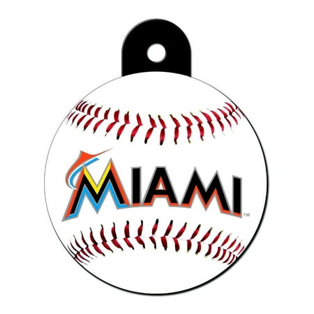 Marlin Tag - Miami Marlins Large Circle ID Tag