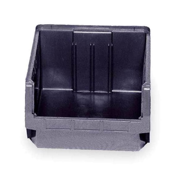 Quantum Storage Systems QMS543BR MAGNUM Recycled Plastic Heavy Duty Part Organizer Black Bins 20" L x 19" W x 12" H