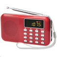 thumbnail image 2 of Mini radio portátil AM FM Radio de bolsillo con MP3, linterna LED, soporte de altavoz de radio digital USB,, 2 of 4