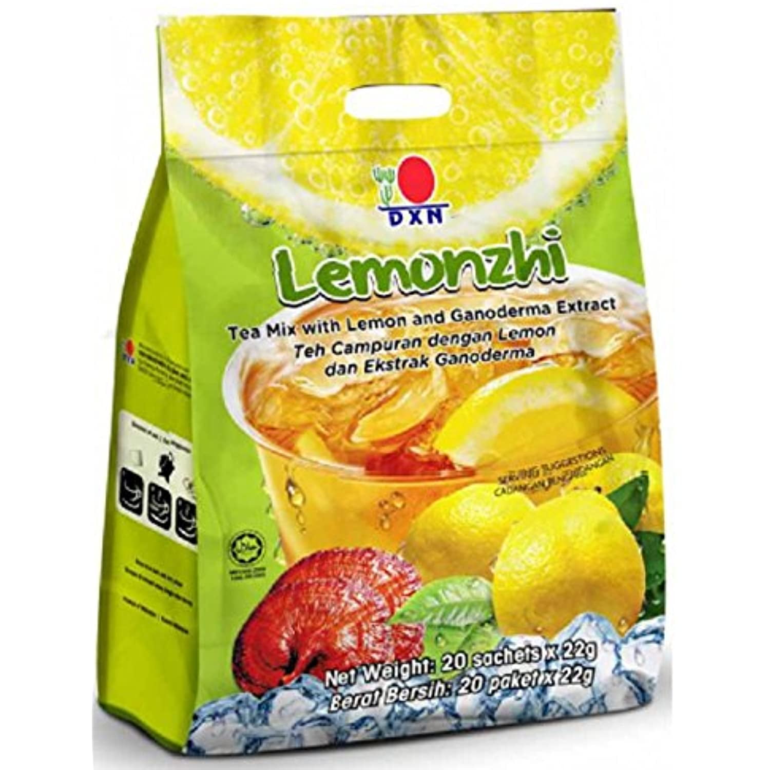 5 Pack Dxn Lemonzhi Tea Mix Ganoderma Sachets Walmart Com