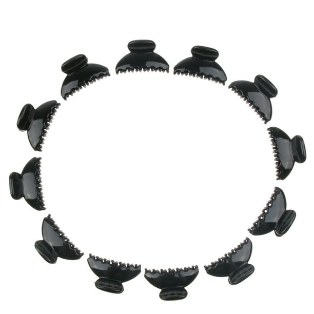 12 unids / pieza Clip de garra para el cabello Lady herramientas de peinado Mini horquilla de plástico Clips para el cabello Accesorio para Yinane Mini apretones de las garras del pelo