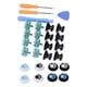 thumbnail image 1 of Kit de Reparación para Xbox One Controlador, Joysticks Analógicos 3D Tapa de Silicona con Palanca de Mando con Destornillador T6 T8 Piezas de Repuesto del Controlador para(QM21070991 (pata de gato)), 1 of 8