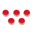 thumbnail image 2 of EeaseCA 5pcs Saxophone Finger Buttons Repair Parts Saxophone Replacement Musical Instrument Accessory Decor DIY (Red and Gold), 2 of 7