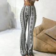 thumbnail image 5 of CHUMUD Flare Leggings for Women Bohemia Yoga Pants High Waisted Tummy Control Leggings Bootcut Casual Floral Yoga Pants, 5 of 6